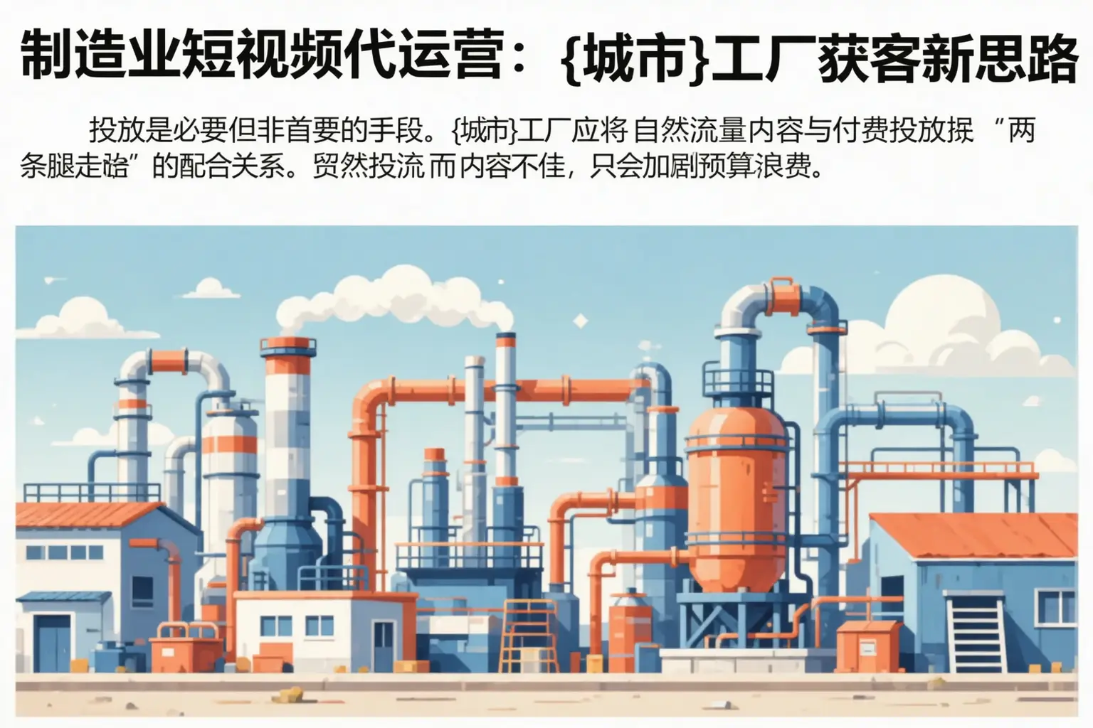 制造业短视频代运营:琼中工厂获客新思路