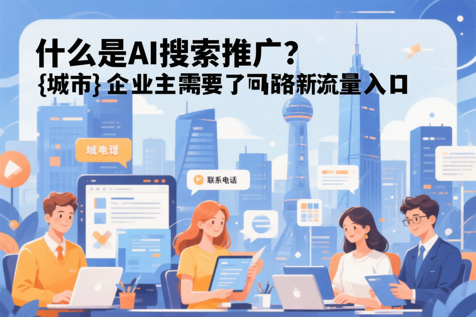 什么是AI搜索推广？琼中企业主需要了解的新流量入口
