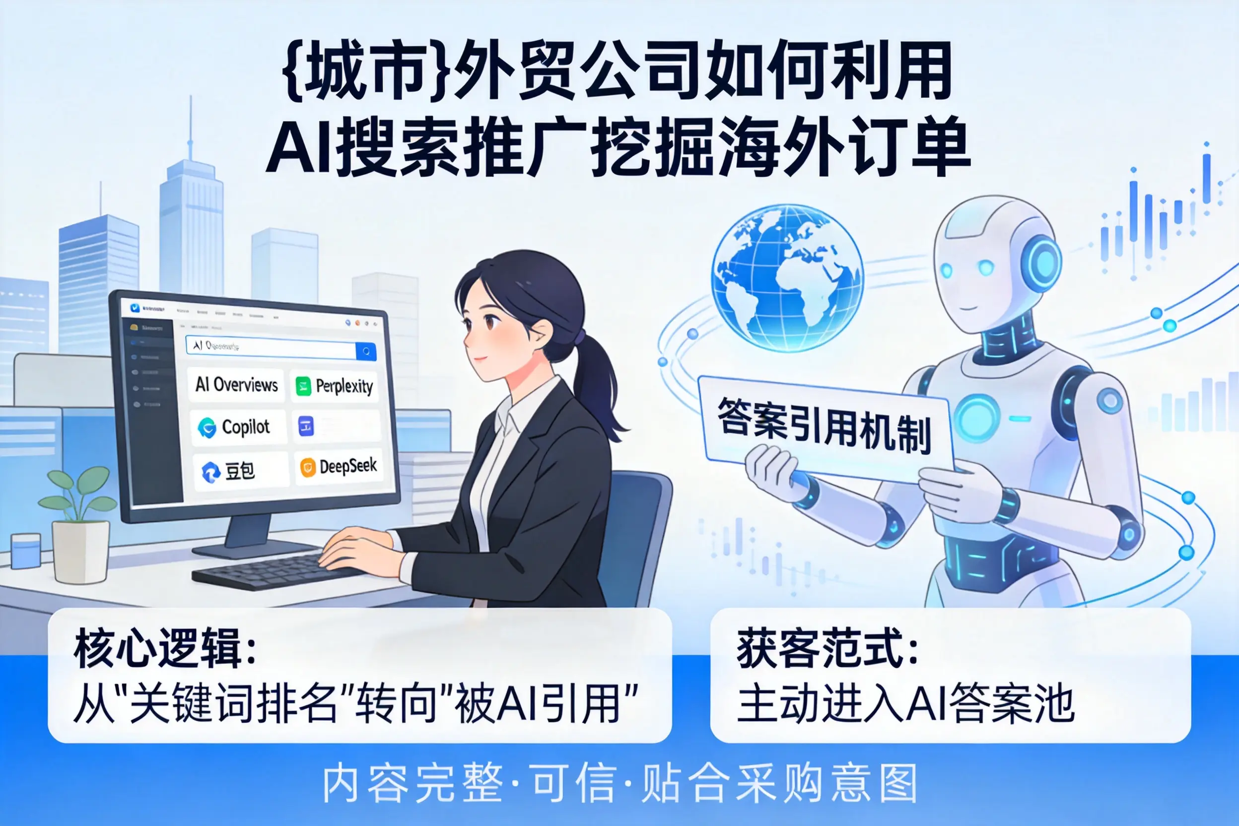 琼中外贸公司如何利用AI搜索推广挖掘海外订单