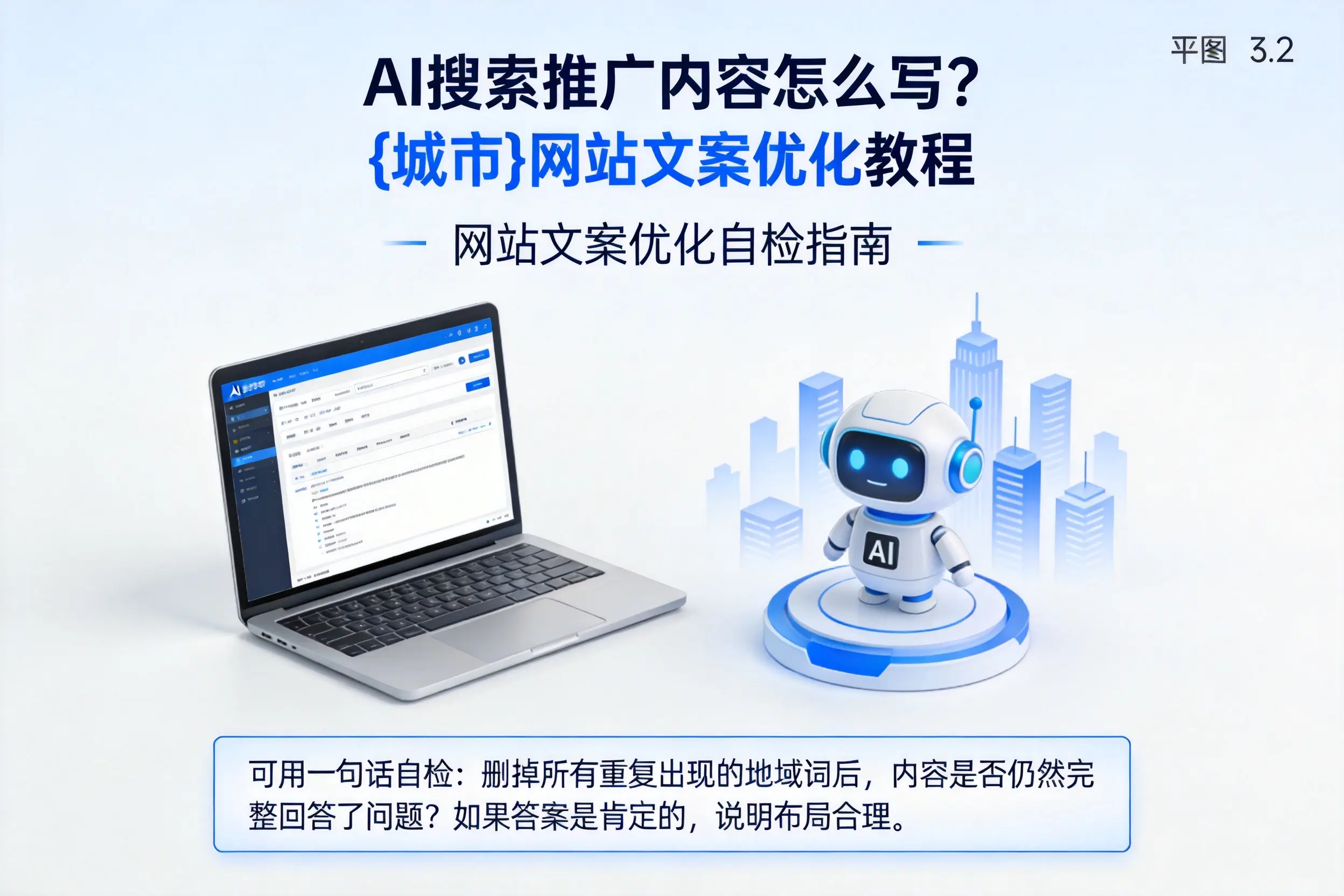 AI搜索推广内容怎么写?琼中网站文案优化教程