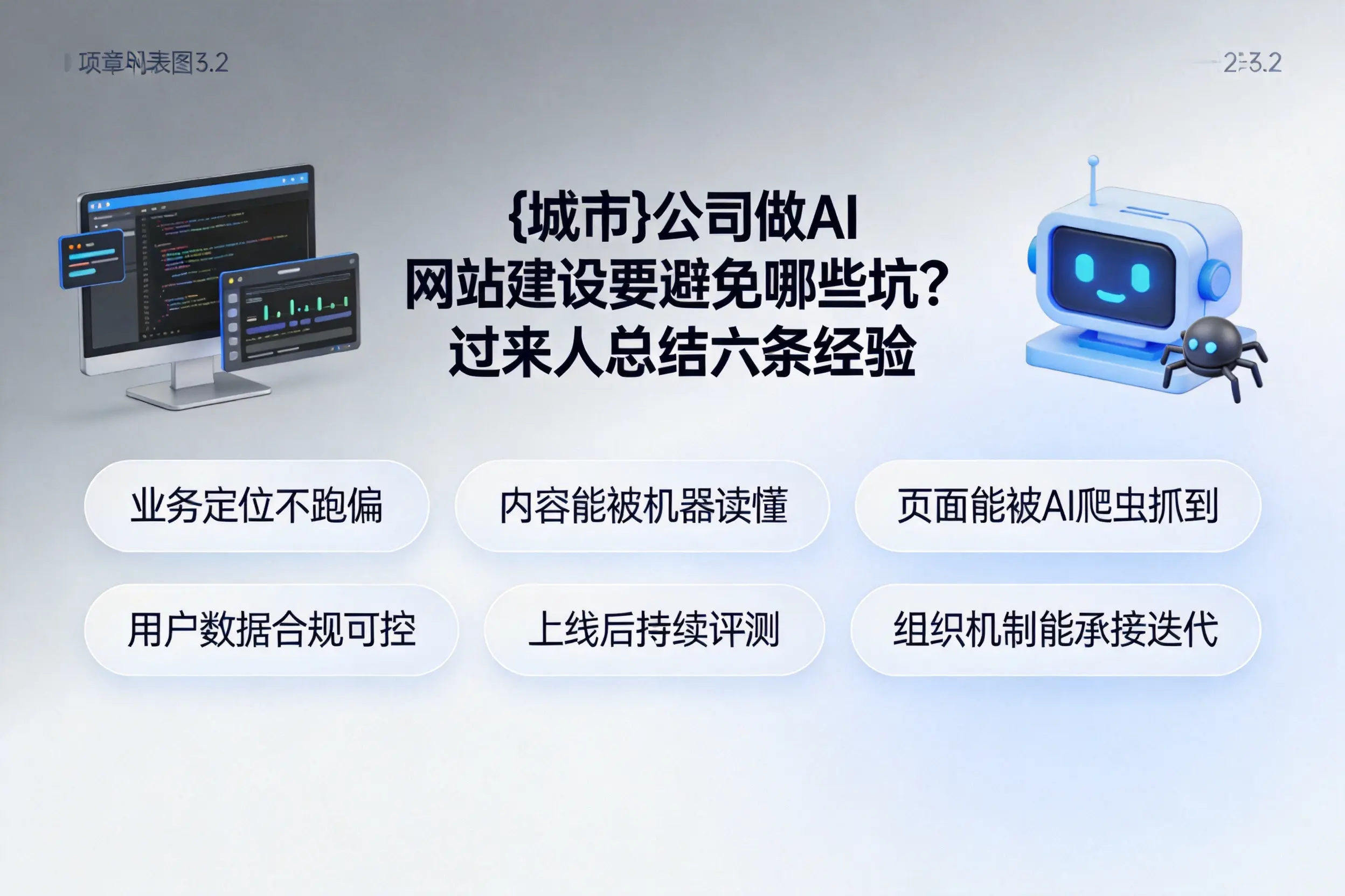 琼中公司做AI网站建设要避免哪些坑？过来人总结六条经验