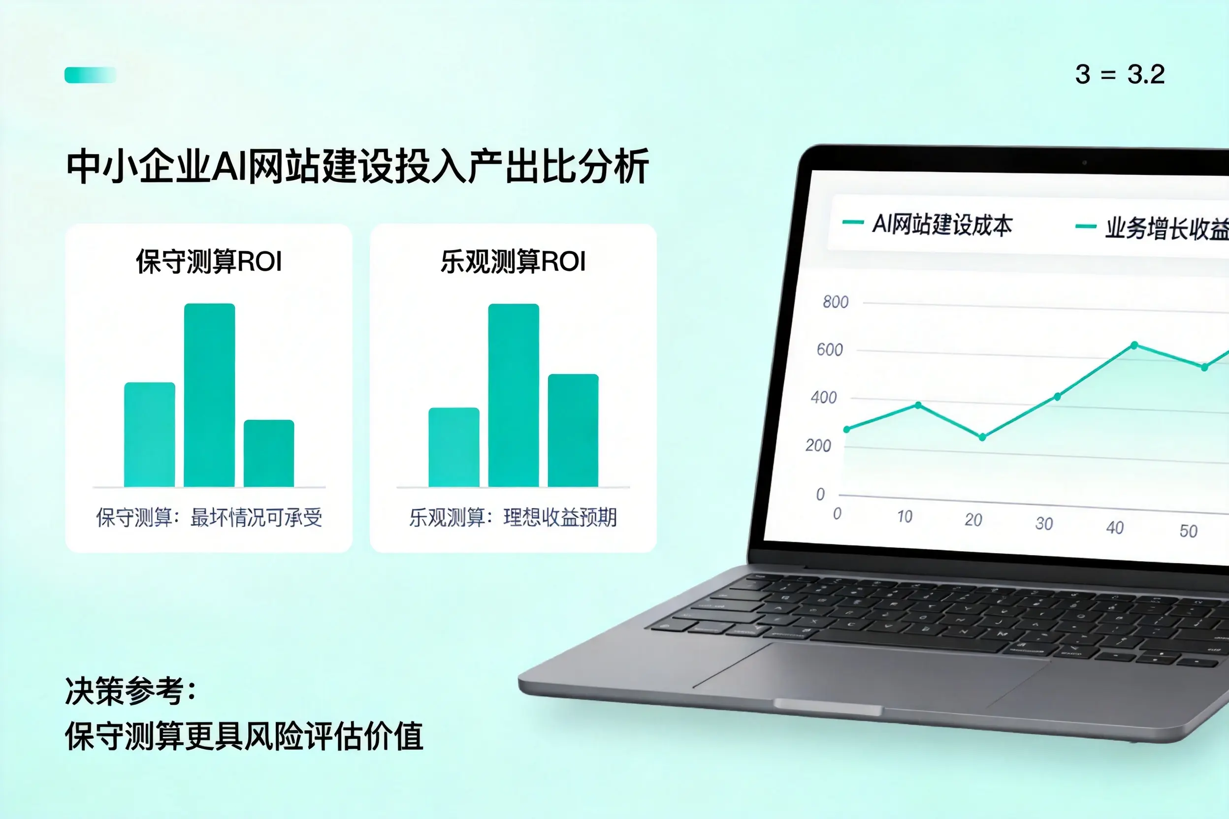 琼中中小企业AI网站建设投入产出比怎么算？先看这份分析