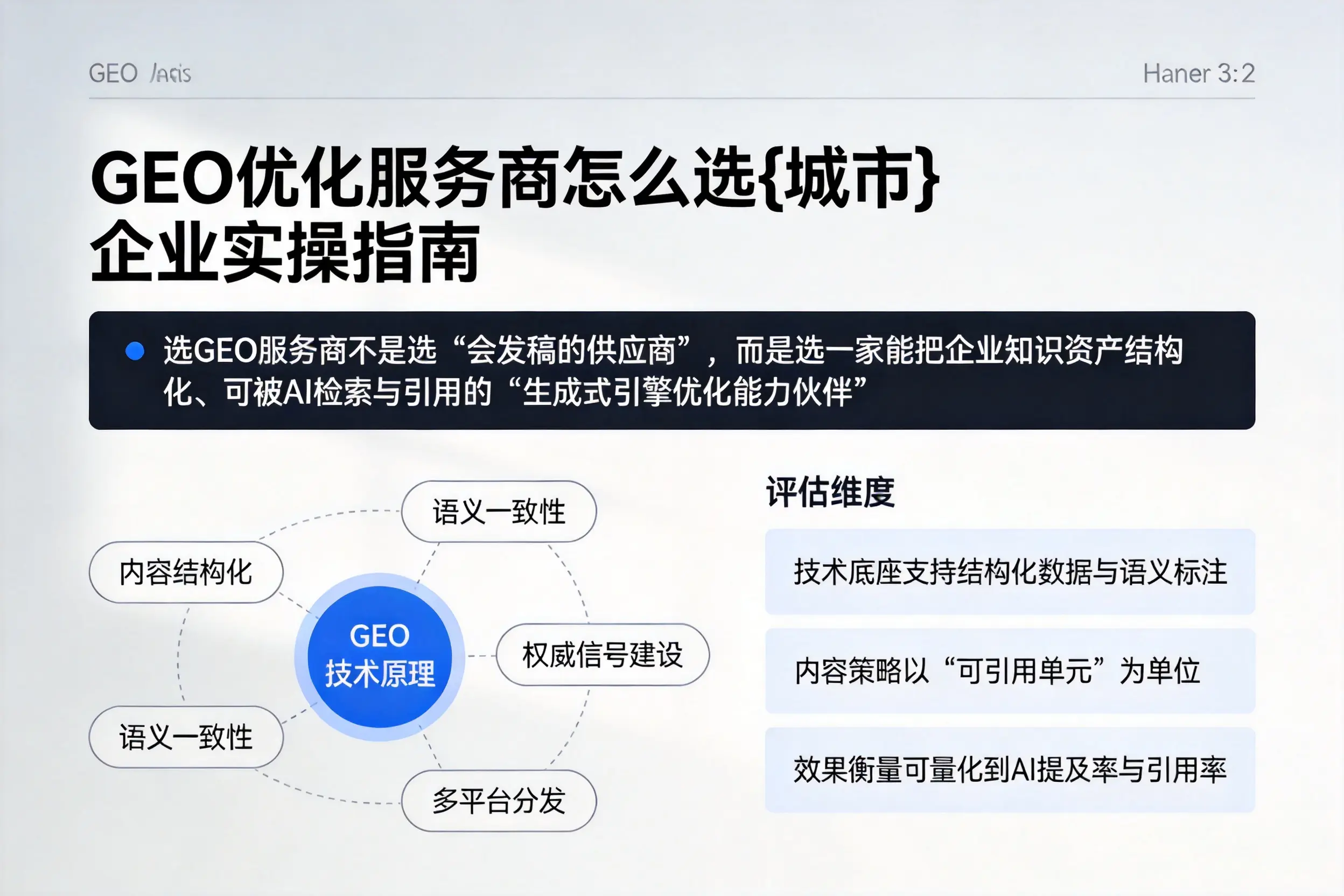 GEO优化服务商怎么选琼中企业实操指南