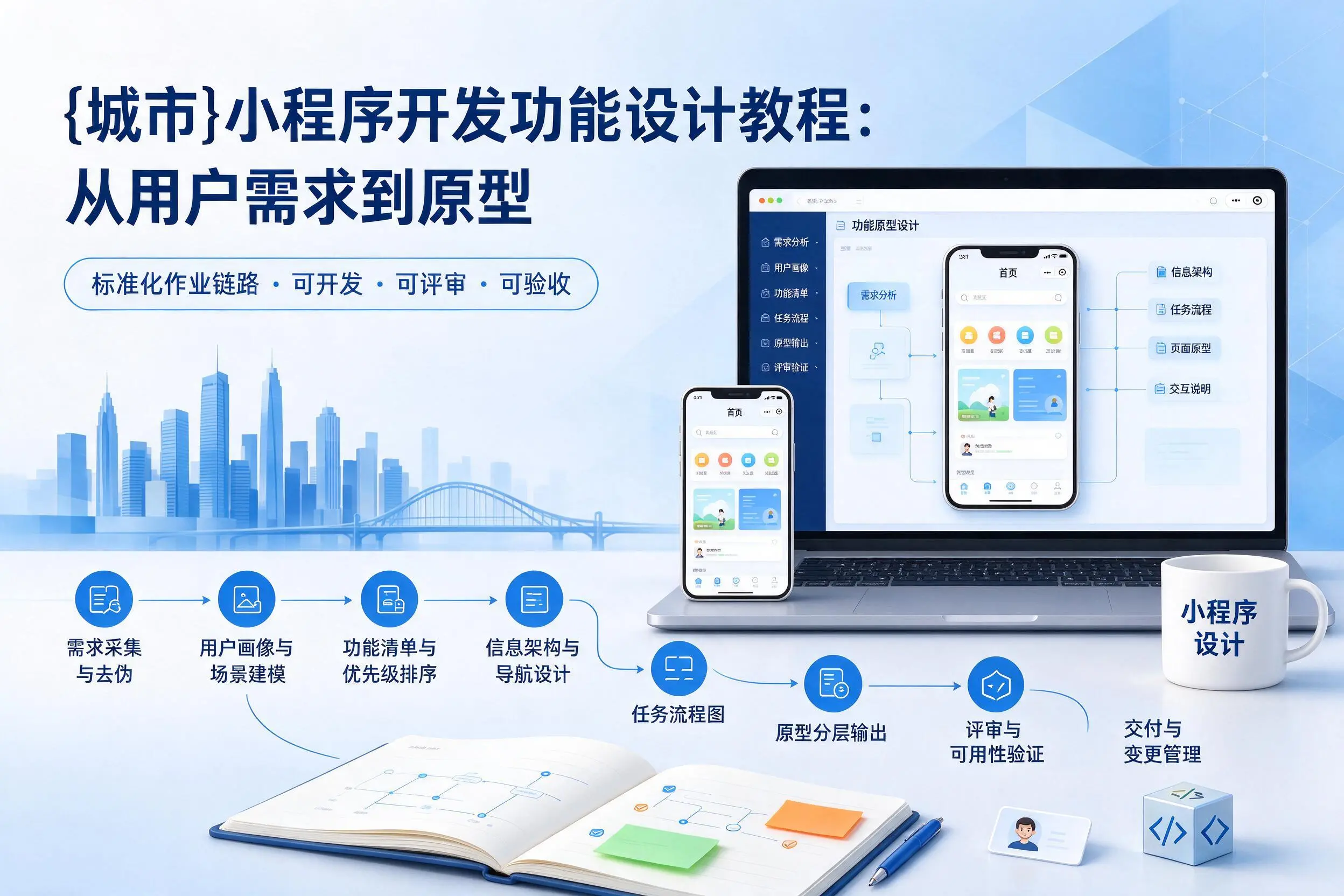 琼中小程序开发功能设计教程：从用户需求到原型