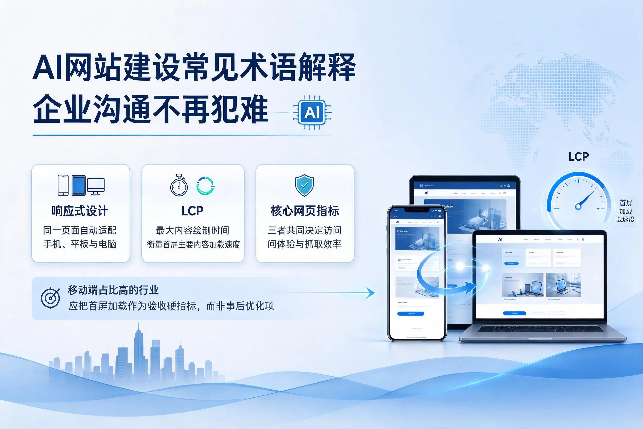AI网站建设常见术语解释，琼中企业沟通不再犯难