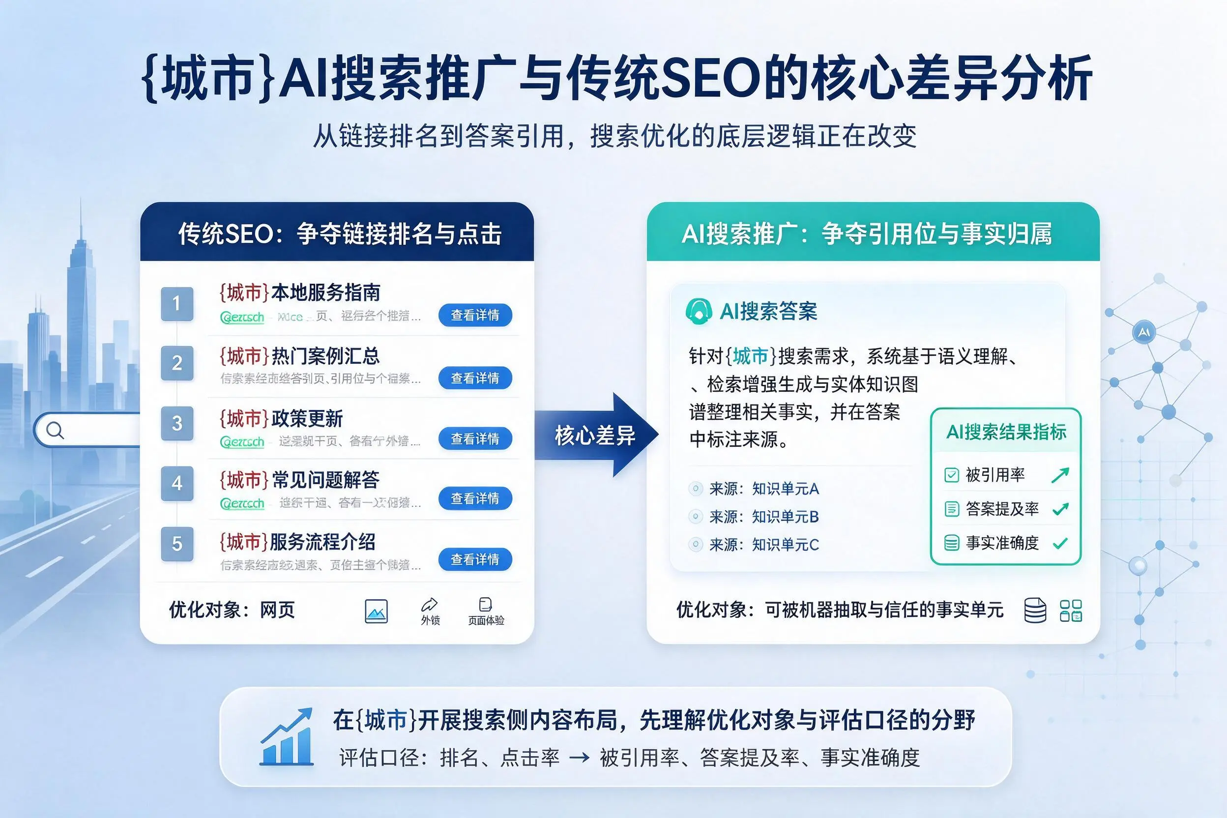 琼中AI搜索推广与传统SEO的核心差异分析